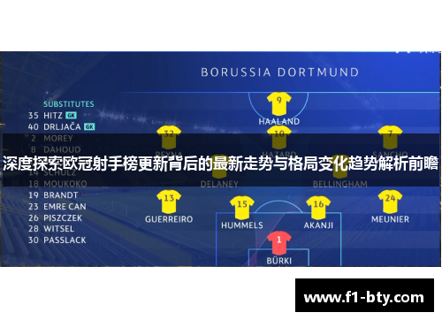 深度探索欧冠射手榜更新背后的最新走势与格局变化趋势解析前瞻